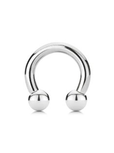 Patkó piercing golyó végekkel.  8mm