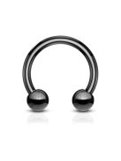 Patkó piercing golyó végekkel.  8mm