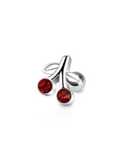 Piercing kristályos cseresznyével