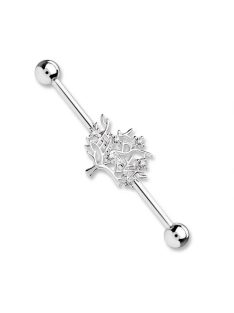 Industrial piercing kristályos életfával