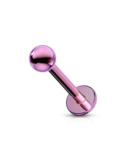 Lila labret orvosi acélból