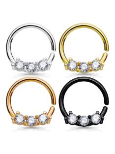 Karika apró kristályokkal