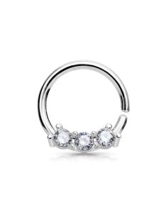 Karika apró kristályokkal