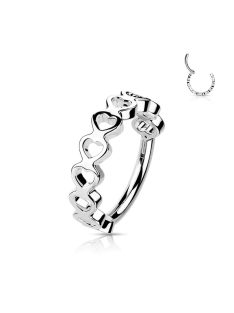 Kapcsos karika szívekkel