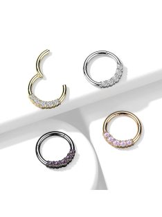 Csuklós karika kristályokkal