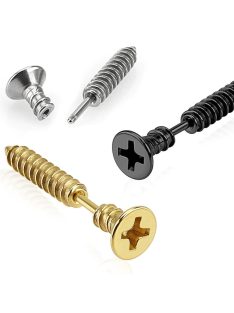 Csavar formájú piercing