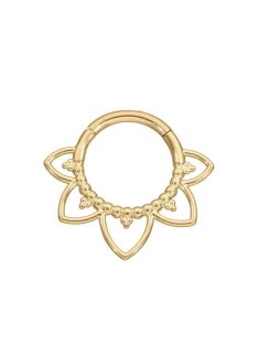 "Flower" daith vagy septum piercing