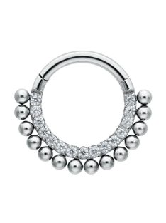 Kis golyós kristály daith vagy septum piercing