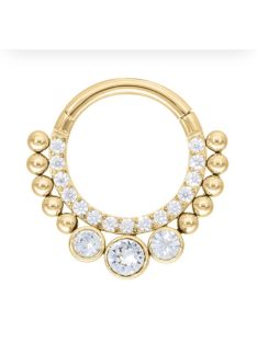 Kristáy daith vagy septum piercing