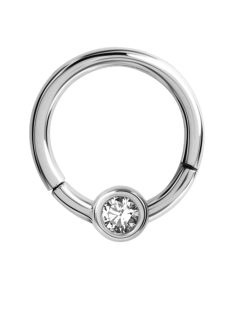 Kristály daith vagy septum piercing