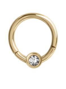 Kristály daith vagy septum piercing