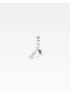 Barbell hajlitott felső résszel és ragyogó kövekkel