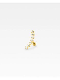 Barbell hajlitott felső résszel és ragyogó kövekkel