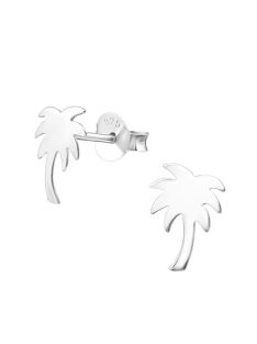 Pálma ezüst fülbevaló