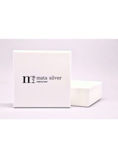 Három kristály ezüst fülbevaló 