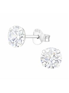 Ezüst cirkóna fülbevaló 