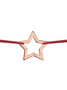 Csillag karkötő rosé arany