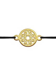 Mini rozetta arany karkötő 