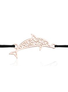 Delfin karkötő rosé arany