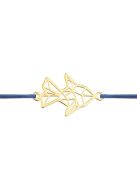 Origami-Fisch Armband Gold