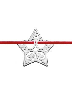 Csipke csillag ezüst karkötő
