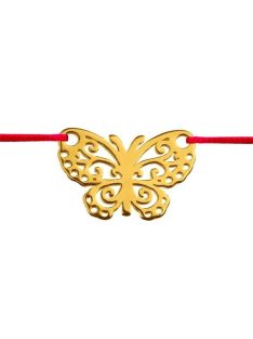 Pillangó karkötő arany