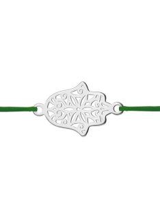 Hamsa kéz ezüst karkötő