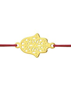 Hamsa kéz karkötő arany