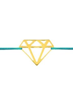 Gyémánt karkötő arany