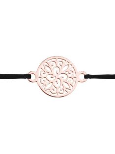 Rozetta karkötő rosé arany