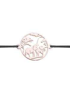 "Afrika" karkötő rosé arany