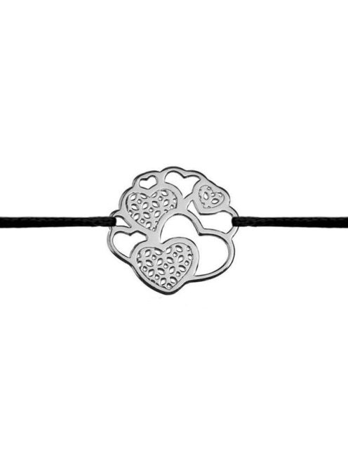 925 Sterling Silber "Hearts" Armband 