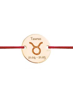 Bika csillagjegy karkötő rosé arany