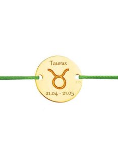 Bika csillagjegy karkötő arany
