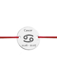 Rák csillagjegy karkötő ezüst