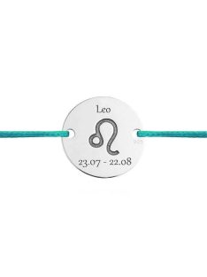 Oroszlán csillagjegy karkötő ezüst