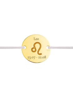 Oroszlán csillagjegy karkötő arany