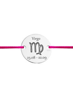 Szűz csillagjegy karkötő ezüst