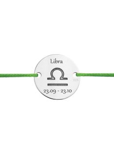 Mérleg csillagjegy karkötő ezüst