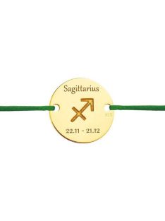 Nyilas csillagjegy karkötő arany