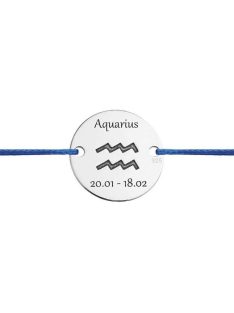 Vízöntő csillagjegy karkötő ezüst