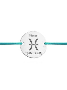 Halak csillagjegy karkötő ezüst