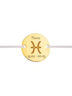 Halak csillagjegy karkötő arany