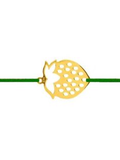 Eper karkötő arany