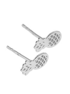 Ananász ezüst fülbevaló