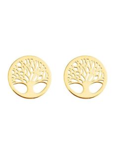 Életfa fülbevaló arany
