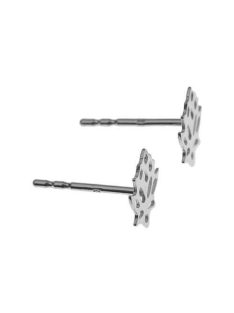 Lótusz ezüst fülbevaló