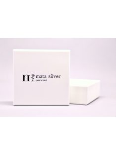 Földgömb ezüst  fülbevaló