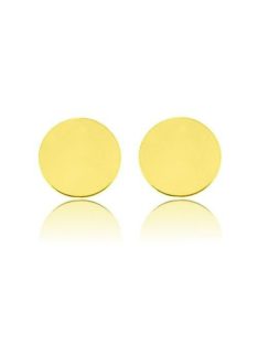 Kör ezüst fülbevaló, arany