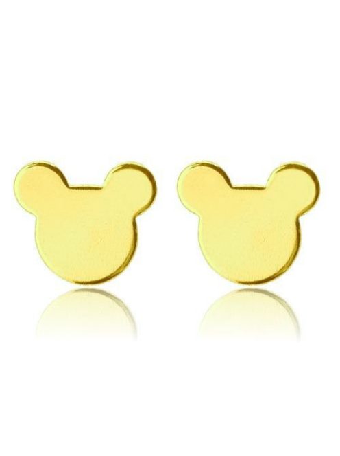 Mickey Mouse ezüst fülbevaló,  arany